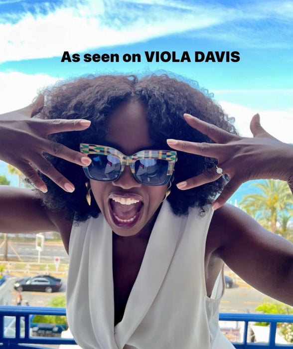 KB kente oversized sunglasses ‘as seen on Viola Davis’