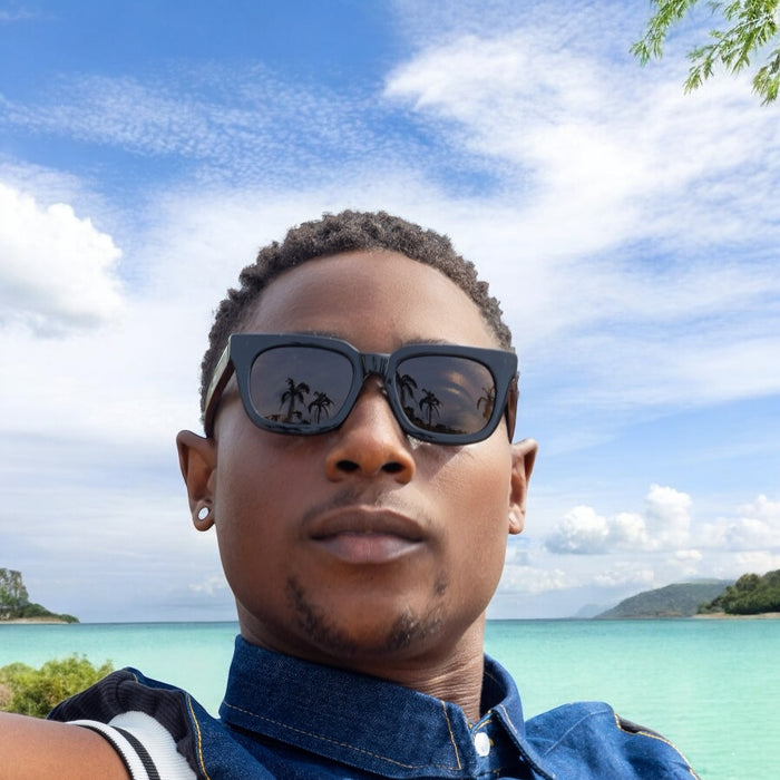 Isidore Wayfarer Mousse Dark Sunglasses