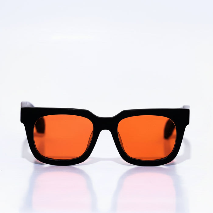 Isidore orange lens sunglasses